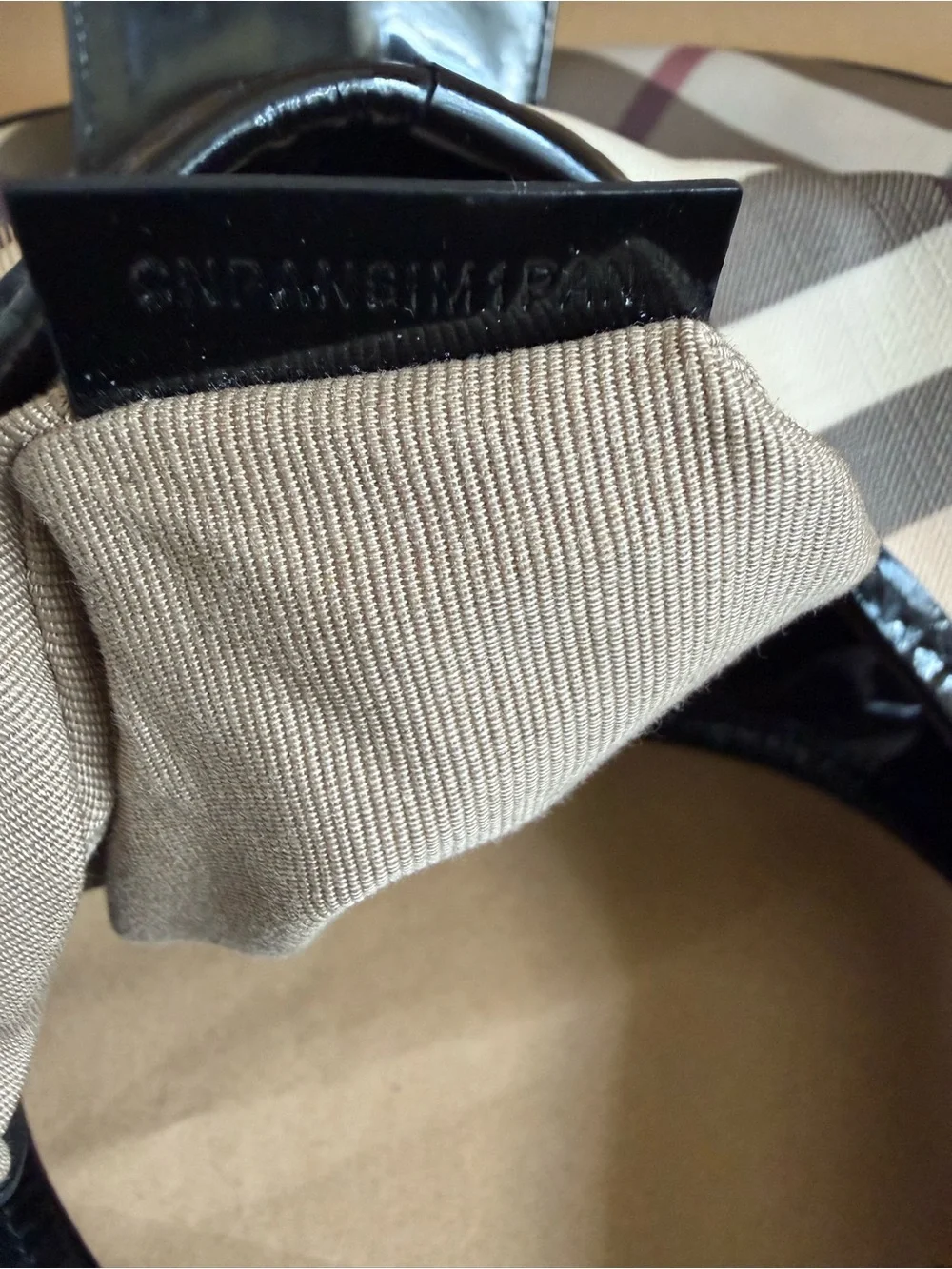 Burberry Nova Check Canvas Brook Hobo Bag